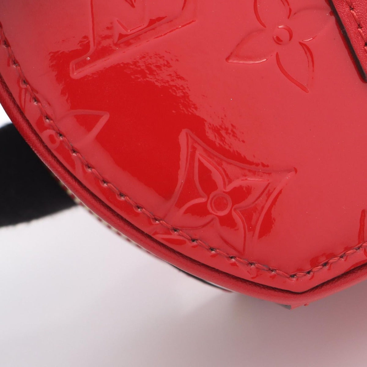 Louis Vuitton Shoulder Bag Mini Boite Chapeau Rouge Leather Red — view 6