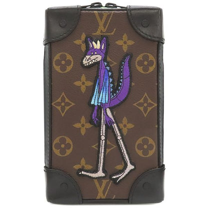 Louis Vuitton Body Bag Soft Trunk Faw N Box Monogram Canvas Monogram X Black