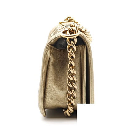 Chanel Boy Dubai Limited Lambskin Chain Shoulder Bag — view 4
