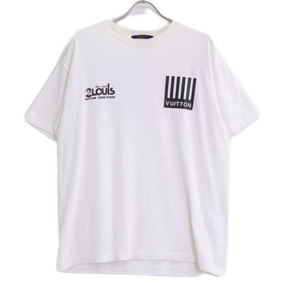 Louis Vuitton White Rm192m NPL Hhy07w Multi Logo Print T-shirt L