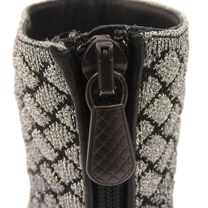 Unused Bottega Veneta Current Tag Intrecciato High Cut Short Boots 36 23cm