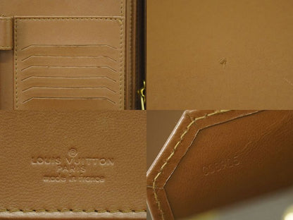 Authentic Louis Vuitton LV Crusher Monogram Attache Case Handbag Brown M53124