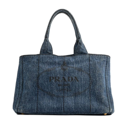 Prada Tote Canapa Totes Blue