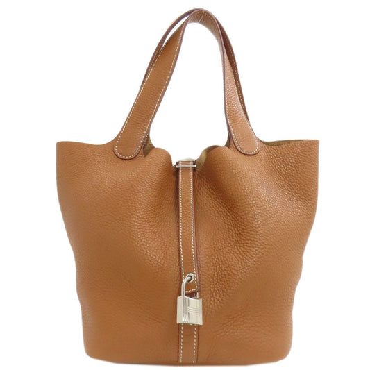 Hermes Picotin Lock MM Silver Handbag