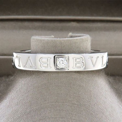 Bvlgari Double Logo Ring Diamond