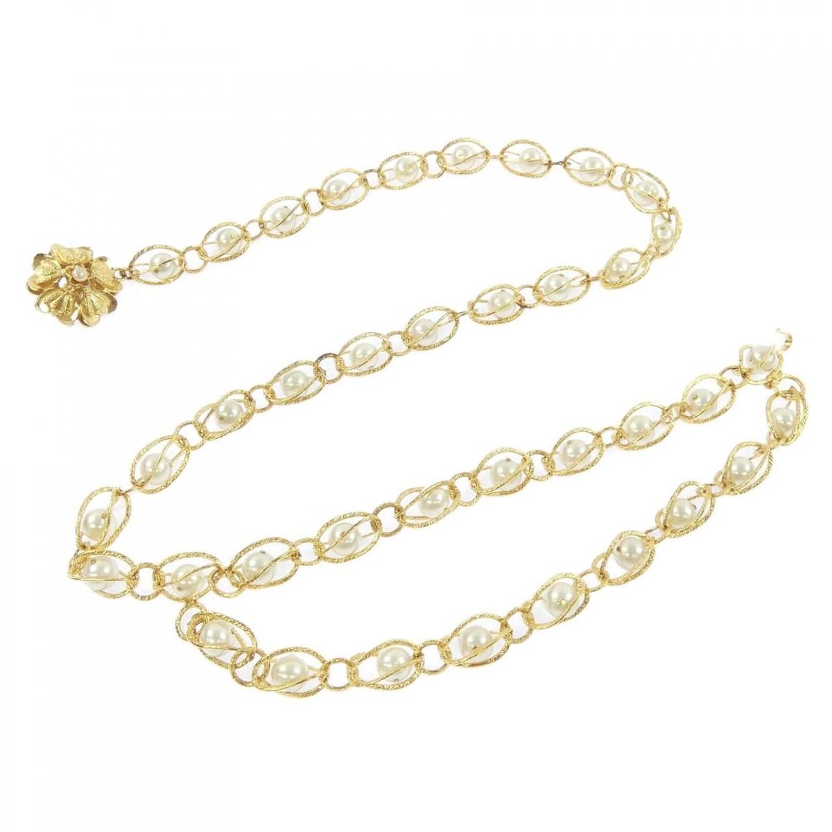 Chanel Vintage Flower Chain Belt