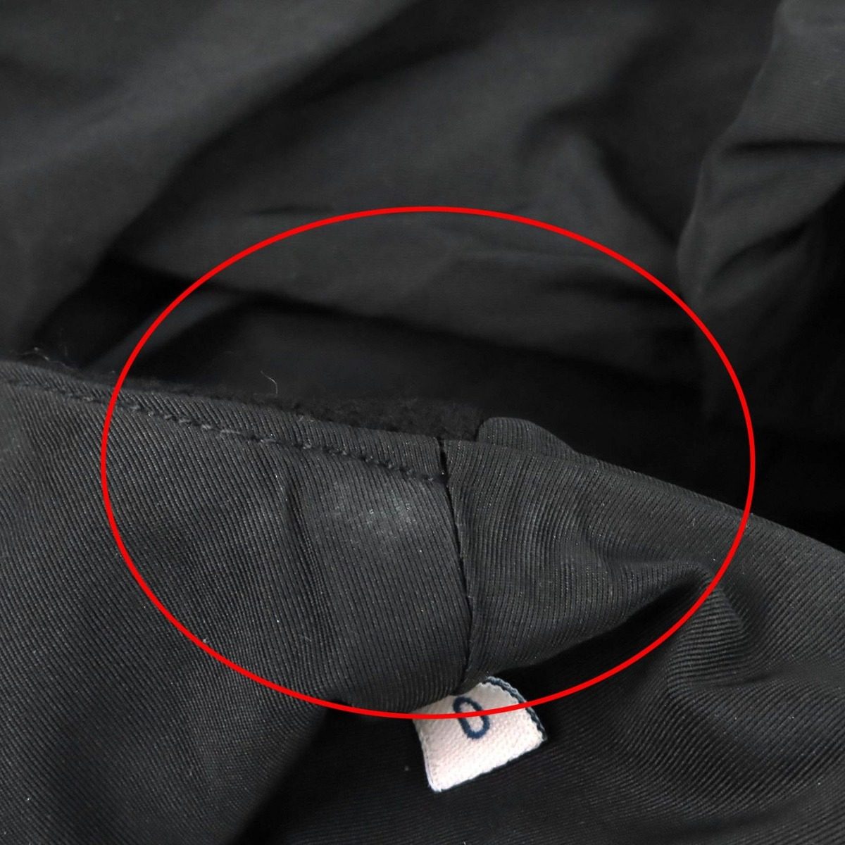 Moncler Rumex Back Belt Kargan Rumfa Wool Down Jacket Black 0 — view 12