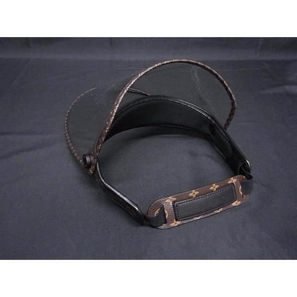 Louis Vuitton Monogram Beige LV Shield Face Brown Clear Visor — view 2