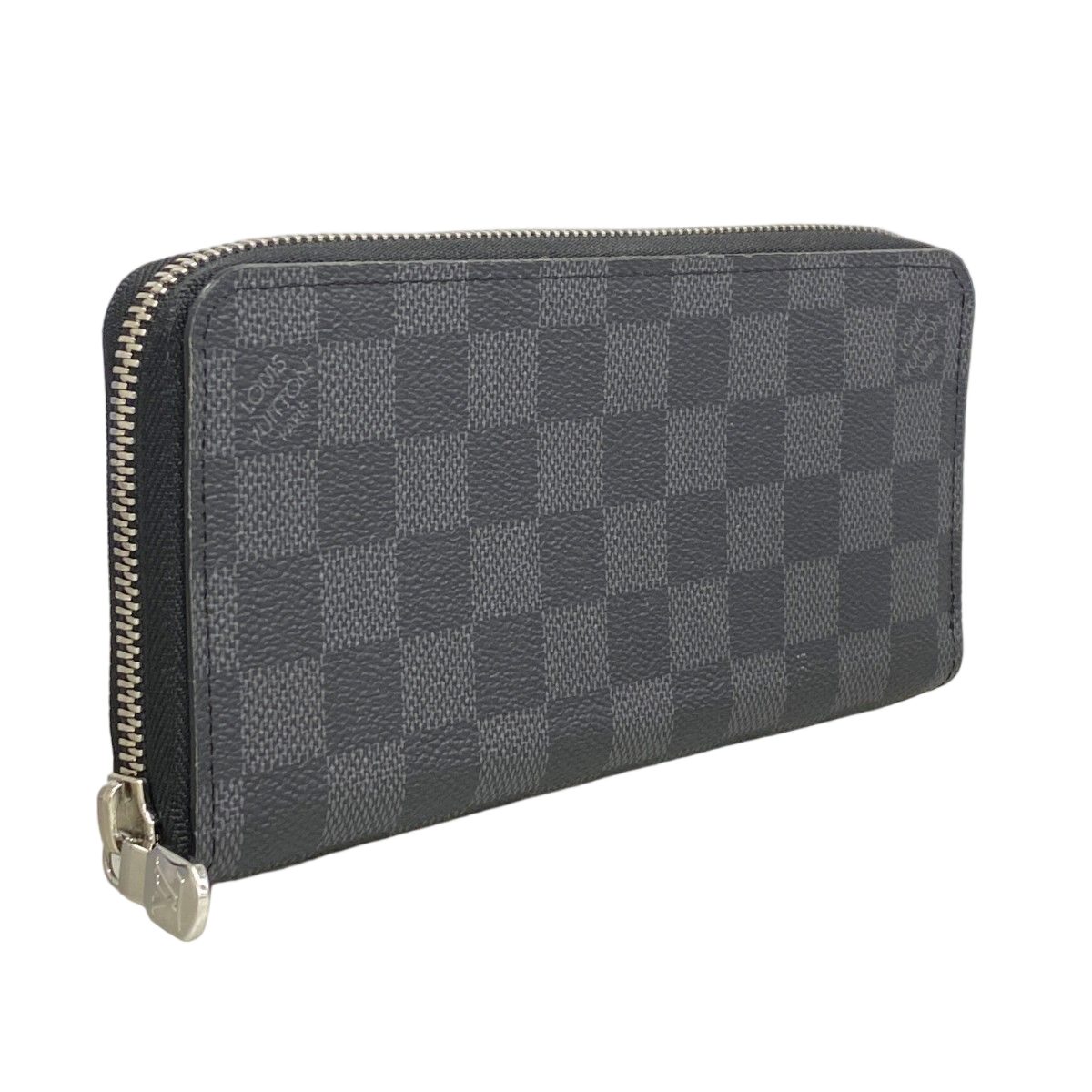 Louis Vuitton Wallet Damier Graphite Zippy Horizontal Black Gray — view 2