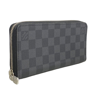 Louis Vuitton Wallet Damier Graphite Zippy Horizontal Black Gray — view 2