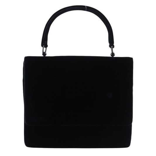 Prada One Handle Vintage Velour Nero Black Handbag