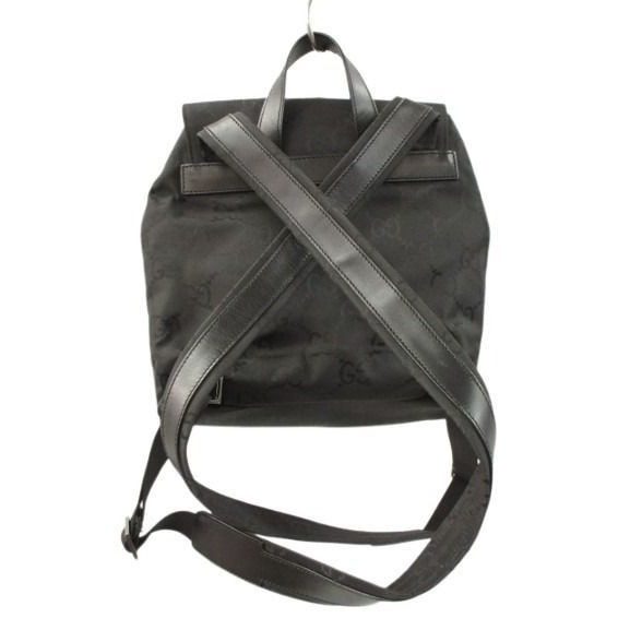 Gucci GG Canvas Backpack Black — view 2