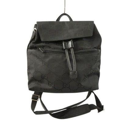Gucci GG Canvas Backpack Black