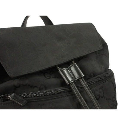 Gucci GG Canvas Backpack Black — view 5