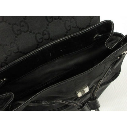 Gucci GG Canvas Backpack Black — view 7