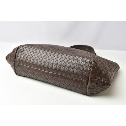 Bottega Veneta A4 Size Tote Bag Intrecciato Leather Dark — view 4