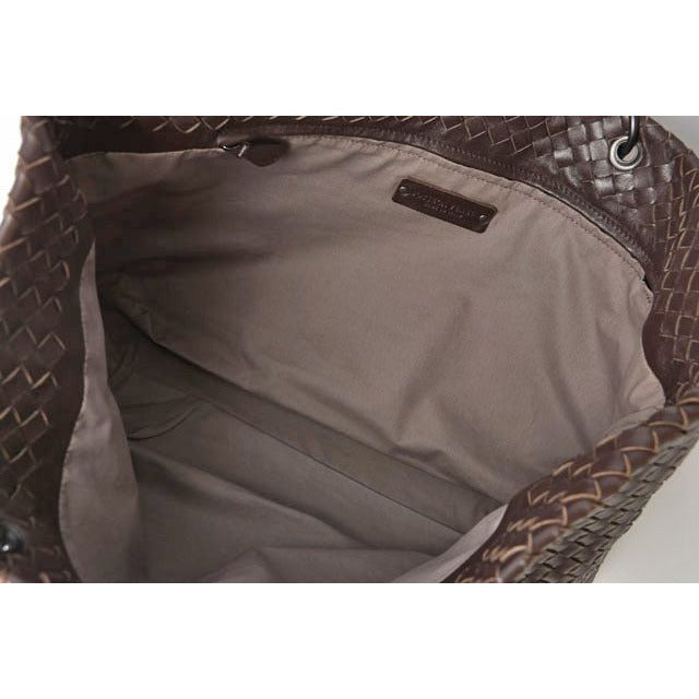 Bottega Veneta A4 Size Tote Bag Intrecciato Leather Dark — view 7