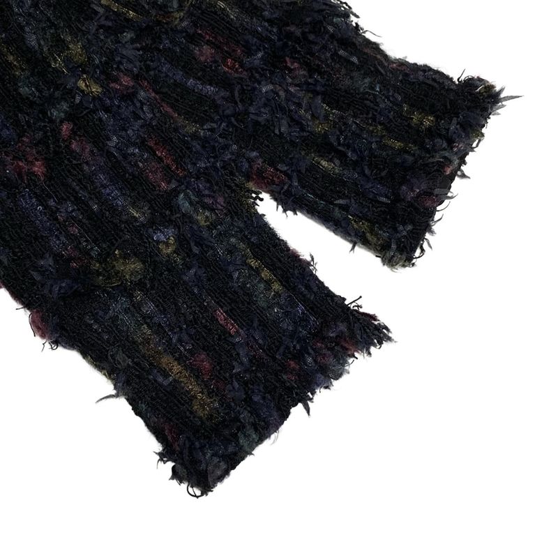 Chanel Coat Size 38 M Women's P27752 Black X Red X Multi Long Sleeves/ Collarles