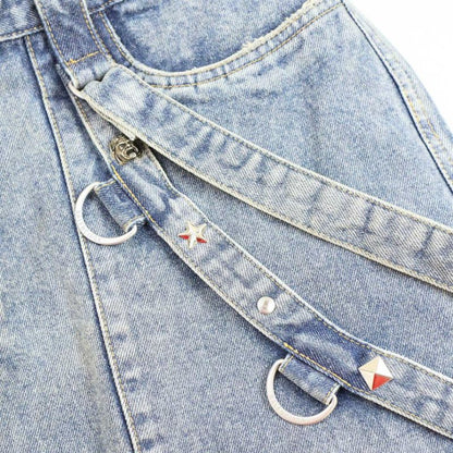 Balenciaga 22ss Raver Baggy Pants Raver Baggy Denim Pants 681703 Tjw60 Indigo 34