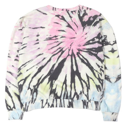 Celine 23SS 2y53c647v Loose TIE DYE Sweat Shirt Sweatshirt Pink S Made In Italy