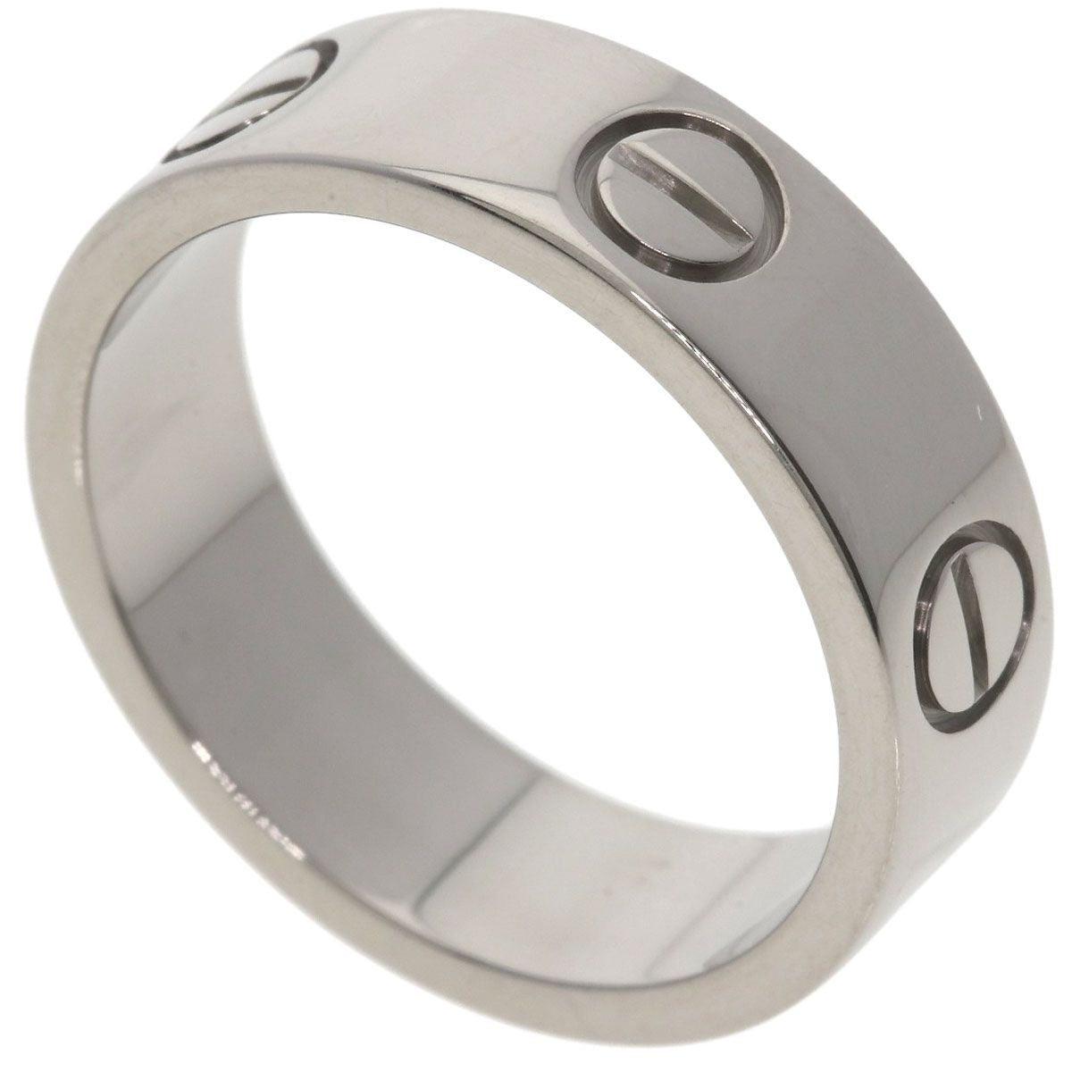 Cartier Love Ring 53 18K White Gold