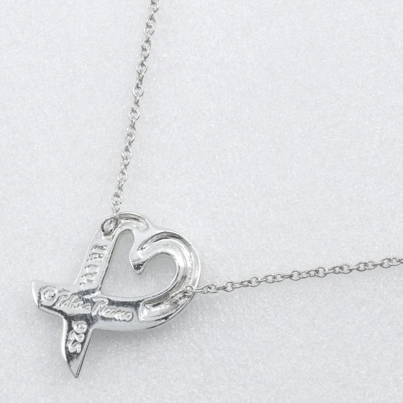 Tiffany & Co Loving Heart Paloma Picasso 925 Silver Ladies 2.6g Necklace