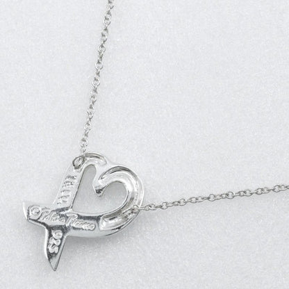 Tiffany & Co Loving Heart Paloma Picasso 925 Silver Ladies 2.6g Necklace