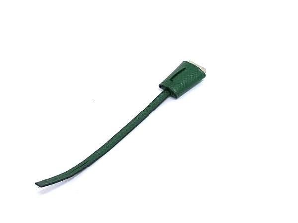 Hermes Mini Clochette Leather Silver Hardware Dog Tag Key Holder Bag