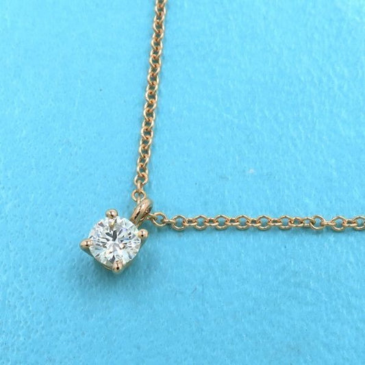 Tiffany & Co Solitaire Diamond Necklace D0.17 CT