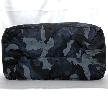 Prada Tote Bag Navy Black Tessuto Camouflage