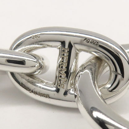 Hermes Bracelet Chaine D'ancre MM 13 Frames 13 Links Ag925 Silver -