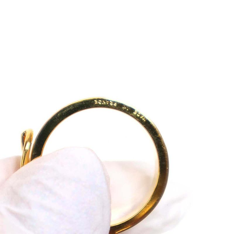 Hermes Bucle Serie Scarf Ring Gold