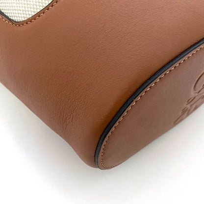 Loewe Shoulder Bag Brown Beige Anagram