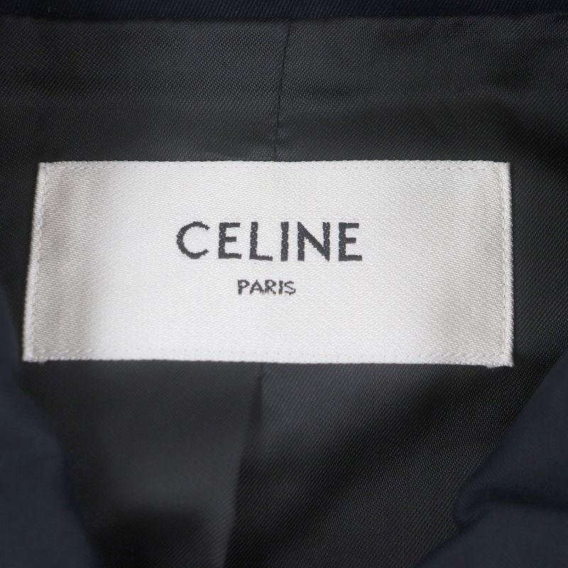 Celine 2w47b585x Now In Triomphe Embroidered Zip-up Blouson Jacket