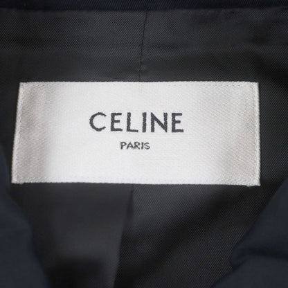 Celine 2w47b585x Now In Triomphe Embroidered Zip-up Blouson Jacket