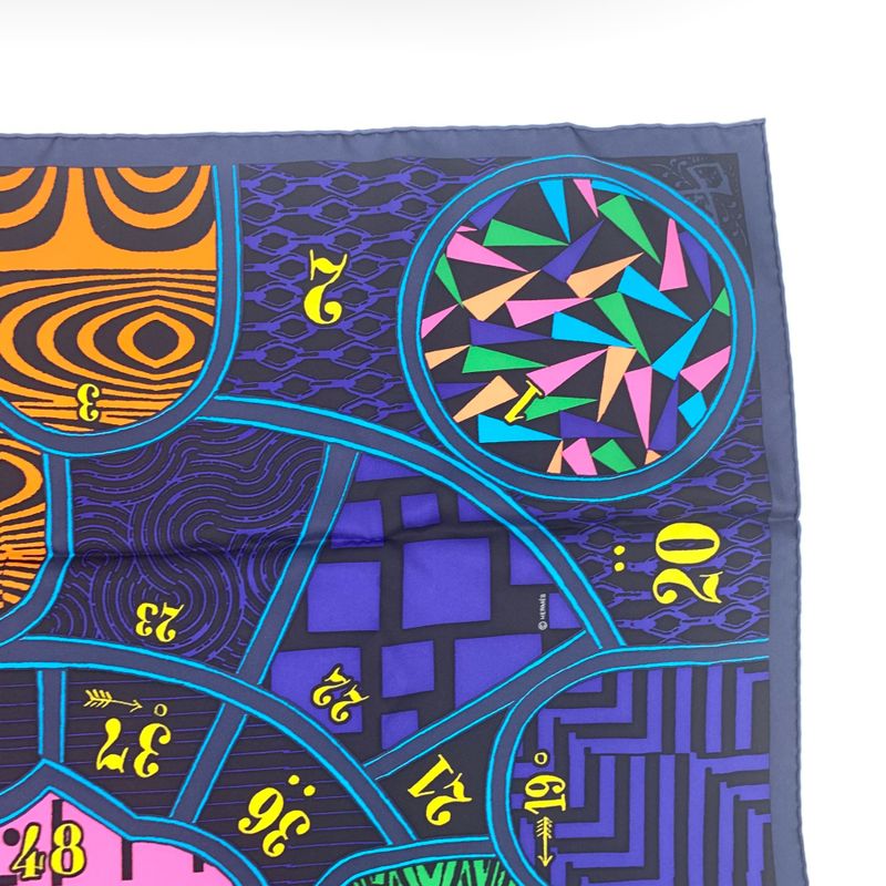 Hermes Carre 90 Jeu De Soie Silk Game