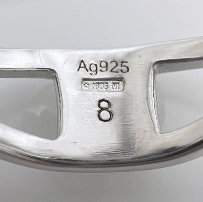 Gucci Ring Silver Interlocking