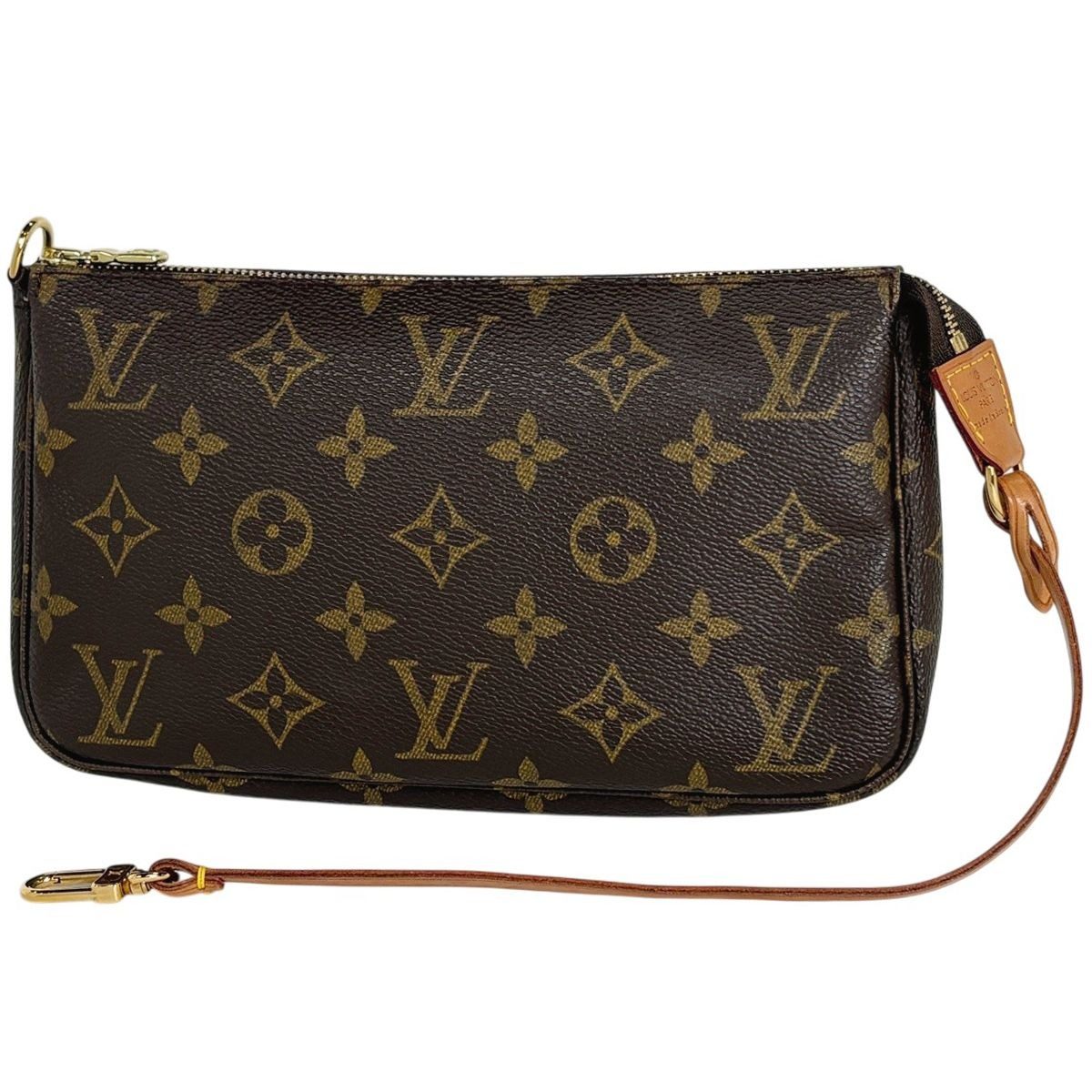 Louis Vuitton Pochette Accessoire Makeup Cosmetics Monogram Brown