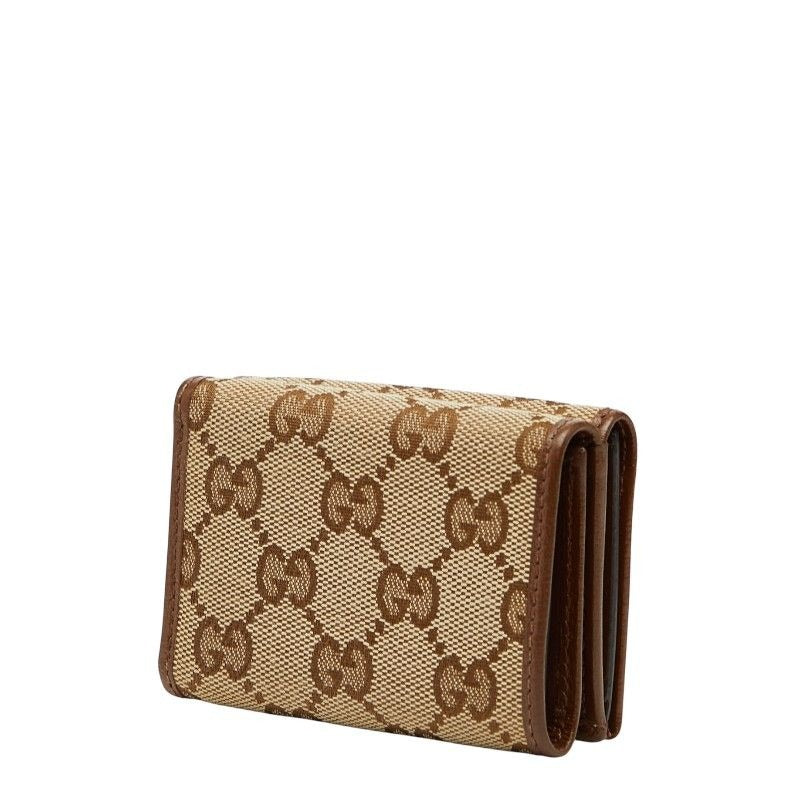 Gucci the Hacker Project GG Canvas Neo Classic Wallet Beige