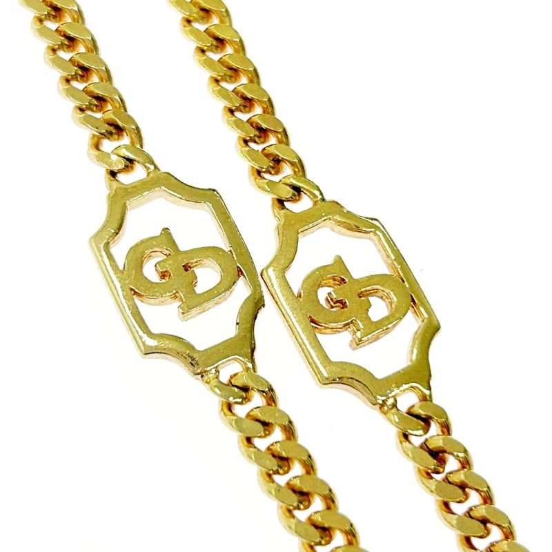 Christian Dior GP CD Logo Long Necklace Women 328089 Necklace