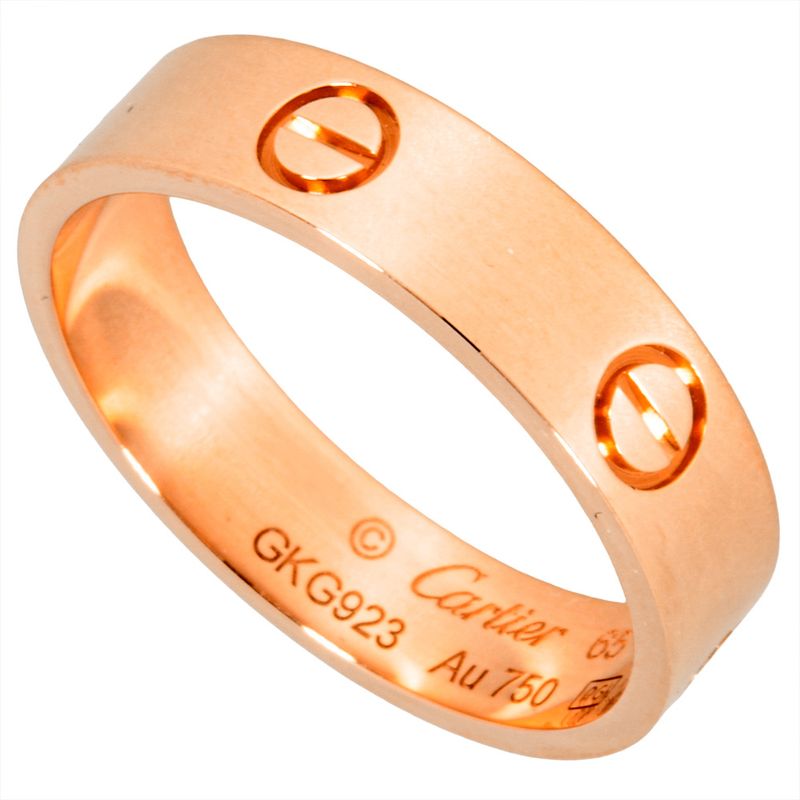 Cartier Love Ring #65 18K Pink Gold 72g Men's