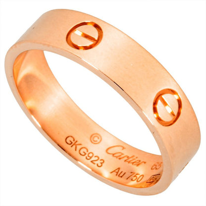Cartier Love Ring #65 18K Pink Gold 72g Men's