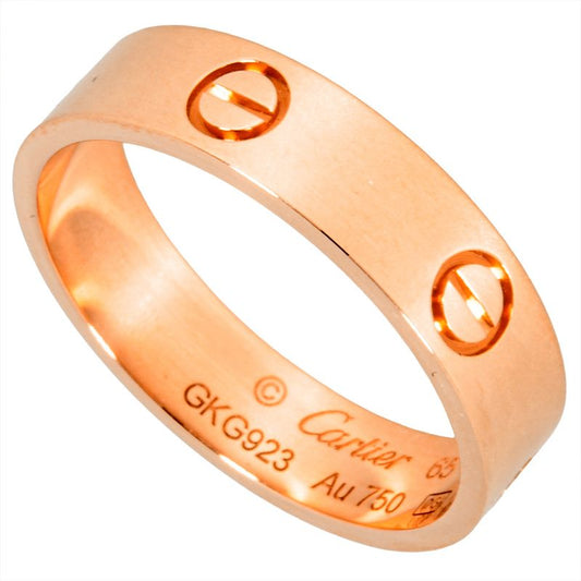 Cartier Love Ring #65 18K Pink Gold 72g Men's