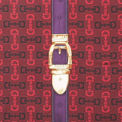 Gucci Scarf Horsebit Belt Motif All Over Total Silk 20250621 Ra5210