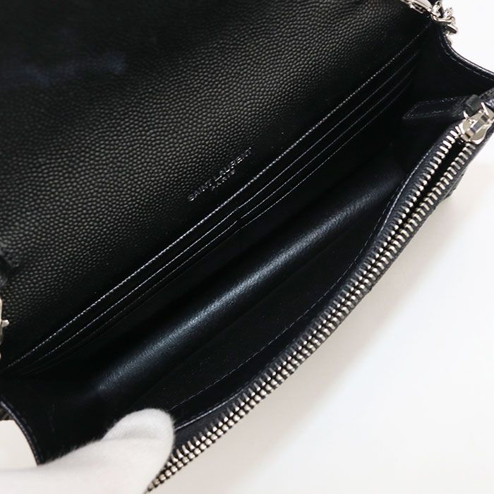 Saint Laurent Envelope Chain Wallet Cassandra 742920 Chain Wallet In Calfskin