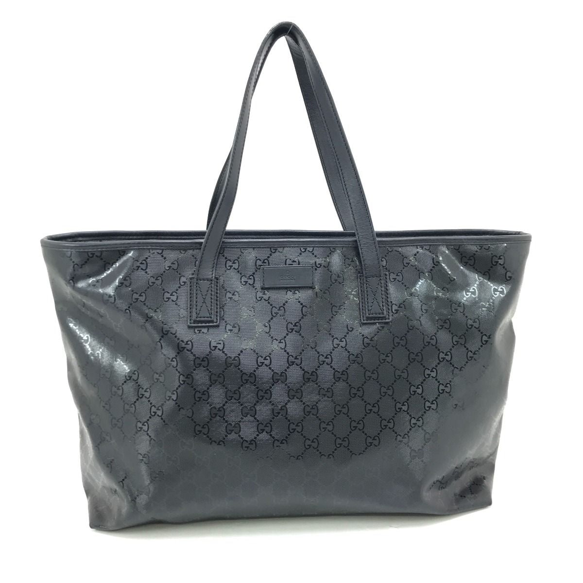 Gucci Tote Bag with Stains Inside 211120 Black