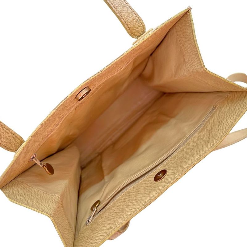 Chanel Logo Leather Women's Shoulder Bag