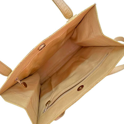 Chanel Logo Leather Women's Shoulder Bag