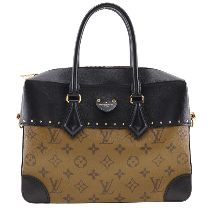 Louis Vuitton City Mal M43595 X Monogram Reverse Black/brown Ba0158 Ladies