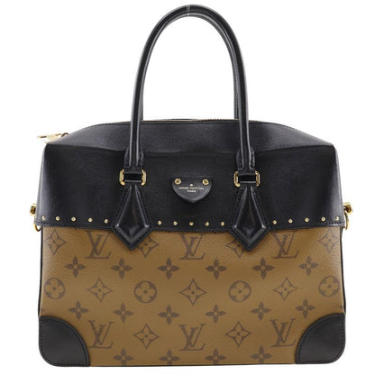 Louis Vuitton City Mal M43595 X Monogram Reverse Black/brown Ba0158 Ladies